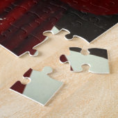 Vrolijk kerstfeest kerstman legpuzzel (Zijkant)