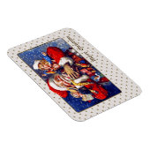 Vrolijk kerstfeest.  kerstman magneet (Rechterzijde)