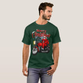 Vrolijk kerstfeest, kerstman t-shirt (Voorkant volledig)