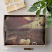 Vrolijk kerstfeest  kerstman tissuepapier (Geschenk)