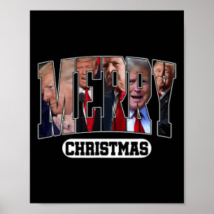 Vrolijk Kerstfeest Kerstman Trump Vrolijk Trumpmas Poster