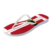 Vrolijk kerstfeest - kerstman - Wees blij Teenslippers (Schuin)