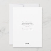 vrolijk kerstfeest! Kerstmispatroon, eenvoudige fo Feestdagenkaart (Achterkant)