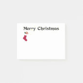 Vrolijk kerstfeest, kerststaart, post-it® notes (Voorkant)