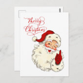 Vrolijk kerstfeest  kerstvakantie briefkaart (Voorkant / Achterkant)