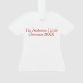 Vrolijk kerstfeest  kerstvakantie ornament (achterkant)