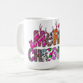 Vrolijk Kerstfeest, Kerstverlichting, Kerstfeest Koffiemok (Voorkant links)