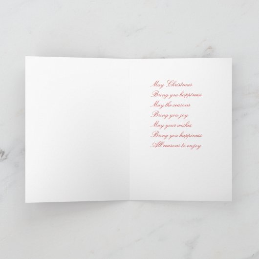 Vrolijk kerstfeest Kinder Feestdagen Kaart (Binnen)