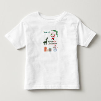 Vrolijk kerstfeest kinder shirts