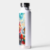 vrolijk kerstfeest! Kinderen en de Kerstman Waterfles (Links)