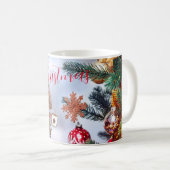 Vrolijk kerstfeest Klassieke Mok (Voorkant rechts)