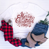 Vrolijk kerstfeest Klassieke tradities T-shirt