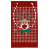 Vrolijk kerstfeest! klein cadeauzakje (Achterkant)