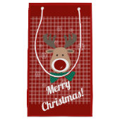 Vrolijk kerstfeest! klein cadeauzakje (Voorkant)