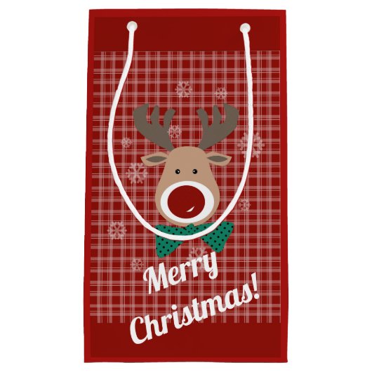 Vrolijk kerstfeest! klein cadeauzakje (Voorkant)