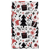 "Vrolijk kerstfeest" Klein Cadeauzakje (Achterkant)