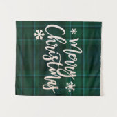 Vrolijk kerstfeest klein wandtapijt wandkleed (Voorkant (horizontaal))