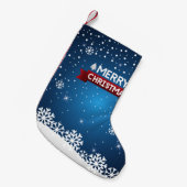 Vrolijk kerstfeest kleine kerstsok (Voorkant (Hangend))