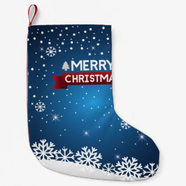 Vrolijk kerstfeest kleine kerstsok