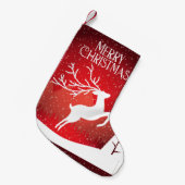 Vrolijk kerstfeest kleine kerstsok (Voorkant (Hangend))