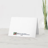 Vrolijk kerstfeest, kleinzoon -  kerstman schilder feestdagen kaart (Achterkant)