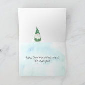 Vrolijk kerstfeest kleinzoon vakantie kabouters sn kaart (Binnen)