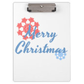 Vrolijk kerstfeest klembord (Voorkant)