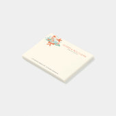 Vrolijk kerstfeest, kleurrijk Wreatvogels Post-it® Notes (Schuin)