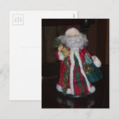 Vrolijk Kerstfeest Kleurrijke Sinterklaas Art Prin Feestdagenkaart (Voorkant / Achterkant)