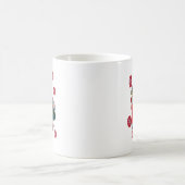 Vrolijk Kerstfeest Kleurrijke Sinterklaas Art Prin Koffiemok (Center)