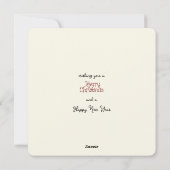 Vrolijk Kerstfeest Koala Santa hat Gumtree Baubles Feestdagenkaart (Achterkant)