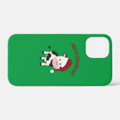 Vrolijk kerstfeest Koe Case-Mate iPhone Case (Achterkant (horizontaal))