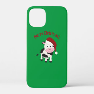 Vrolijk kerstfeest Koe Case-Mate iPhone Case