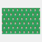 Vrolijk kerstfeest Koe Inpakpapier Vel (Voorkant 2)