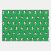 Vrolijk kerstfeest Koe Inpakpapier Vel (Voorkant)