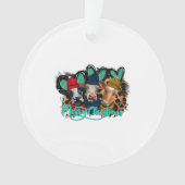 Vrolijk kerstfeest Koeien Ornament (voorkant)