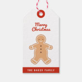 Vrolijk kerstfeest | Koekjeskoekjes Cookie Gift La Cadeaulabel (Voorkant)