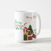 Vrolijk Kerstfeest Koffie/Thee mok (Voorkant rechts)