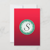 "Vrolijk kerstfeest" Koffiebeker Funny Meme Kaart (Achterkant)