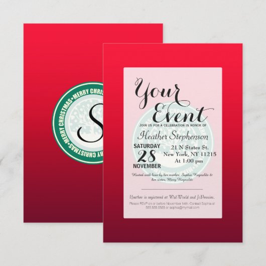 "Vrolijk kerstfeest" Koffiebeker Funny Meme Kaart (Voorkant / Achterkant)