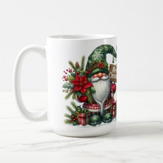 Vrolijk kerstfeest koffiemok (Links)