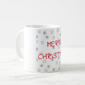 Vrolijk kerstfeest koffiemok (Voorkant links)