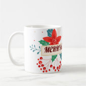 Vrolijk kerstfeest koffiemok (Links)