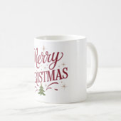 Vrolijk kerstfeest koffiemok (Voorkant rechts)