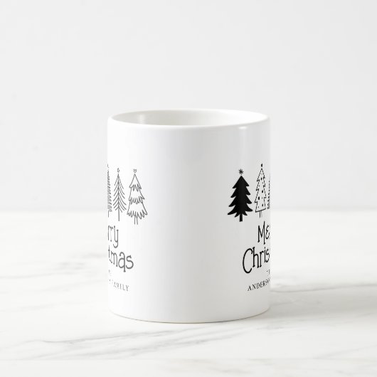 Vrolijk kerstfeest koffiemok (Center)