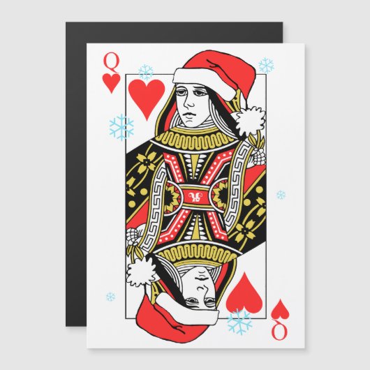 Vrolijk kerstfeest koningin van het hart (Voorkant / Achterkant)