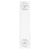 Vrolijk kerstfeest korte tafelloper (Voorkant)