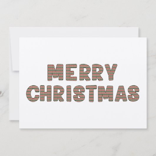 Vrolijk Kerstfeest Kraft Foto Vakantie Kaart (Voorkant)