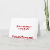 Vrolijk Kerstfeest Krijgen Een Ho Ho Ho Grappig Feestdagen Kaart (Achterkant)