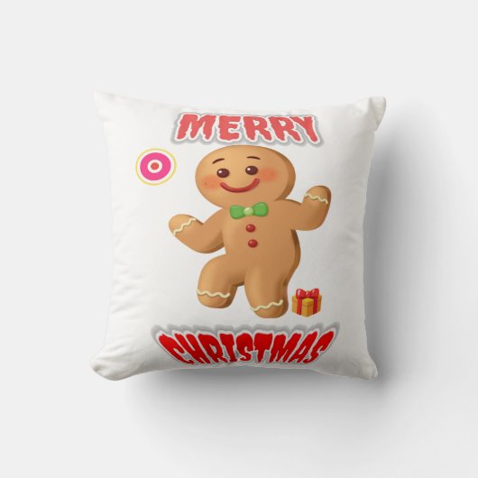 VROLIJK KERSTFEEST KUSSEN (Voorkant)